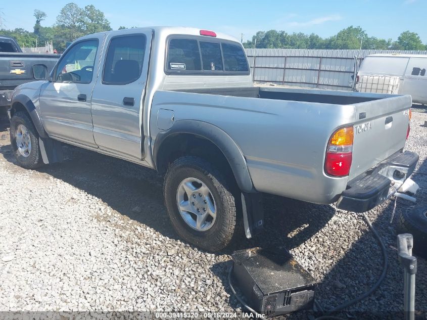 2002 Toyota Tacoma Base V6 VIN: 5TEHN72N62Z129000 Lot: 39415320