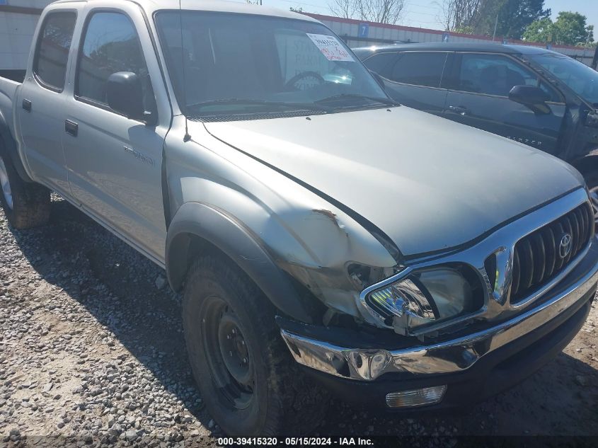 2002 Toyota Tacoma Base V6 VIN: 5TEHN72N62Z129000 Lot: 39415320