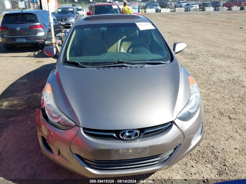 2013 Hyundai Elantra Limited VIN: 5NPDH4AE9DH161578 Lot: 39415325