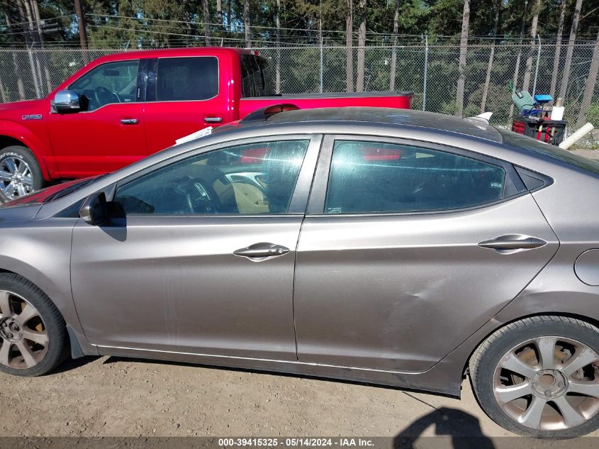 2013 Hyundai Elantra Limited VIN: 5NPDH4AE9DH161578 Lot: 39415325