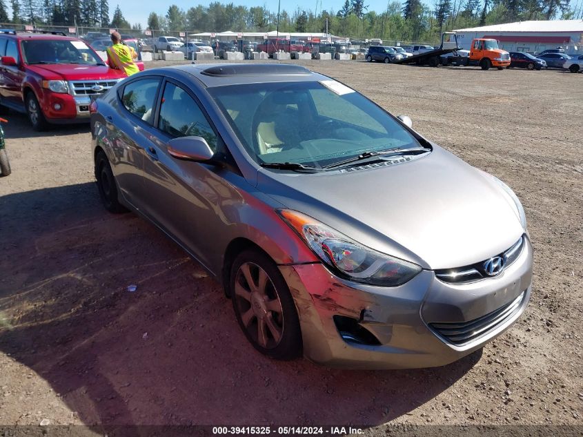 2013 Hyundai Elantra Limited VIN: 5NPDH4AE9DH161578 Lot: 39415325