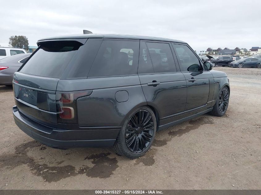 VIN SALGS2SE1NA461294 2022 LAND ROVER RANGE ROVER P525 WESTMINSTER