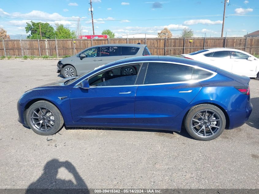 2020 Tesla Model 3 VIN: 5YJ3E1EA8LF799344 Lot: 39415342