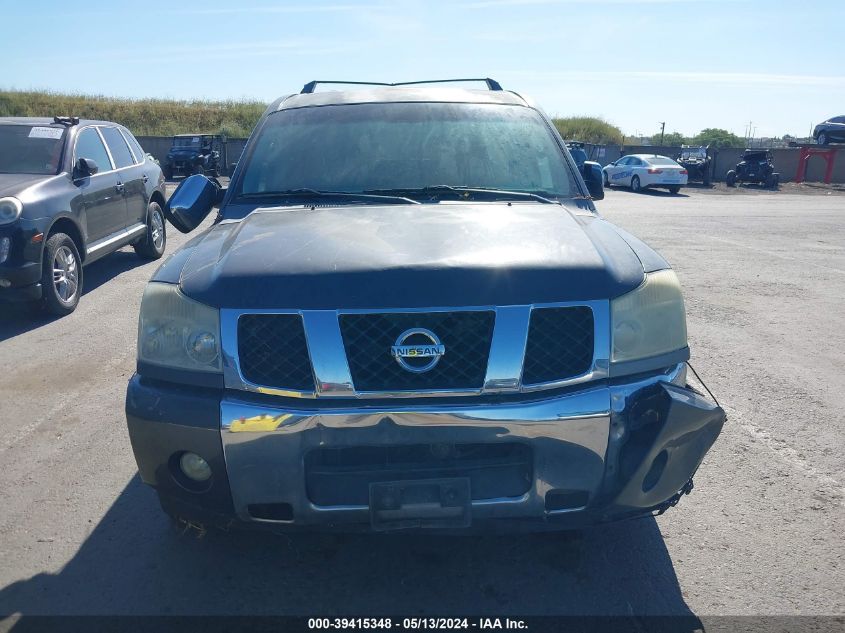 2006 Nissan Armada Le VIN: 5N1AA08A56N732887 Lot: 39415348