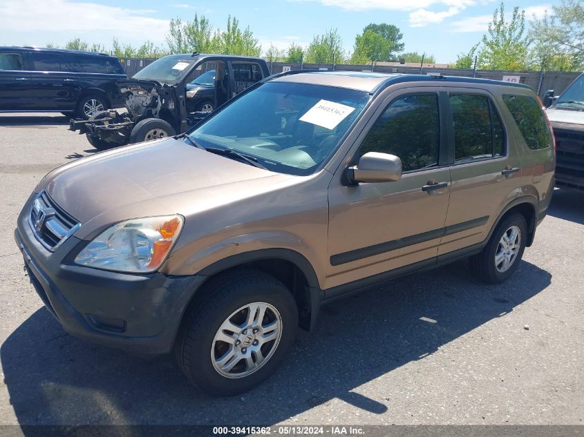 2003 Honda Cr-V Ex VIN: JHLRD78893C044017 Lot: 39415362