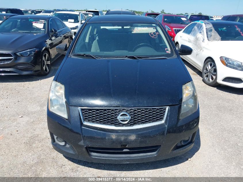 2012 Nissan Sentra 2.0 Sr VIN: 3N1AB6AP3CL776744 Lot: 39415377