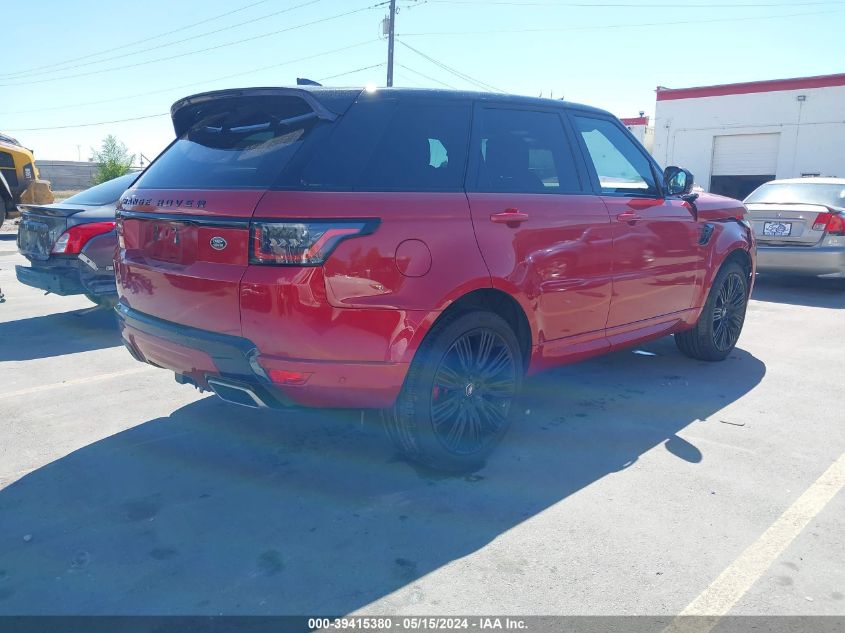 2021 Land Rover Range Rover Sport Hse Dynamic VIN: SALWR2SEXMA749109 Lot: 39415380