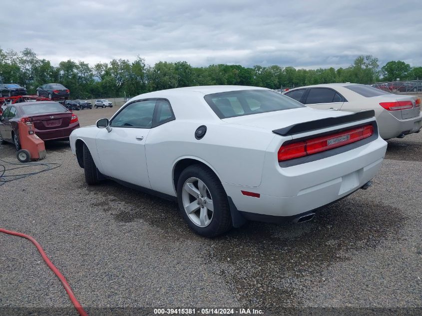 2012 Dodge Challenger Sxt VIN: 2C3CDYAG8CH291847 Lot: 39415381