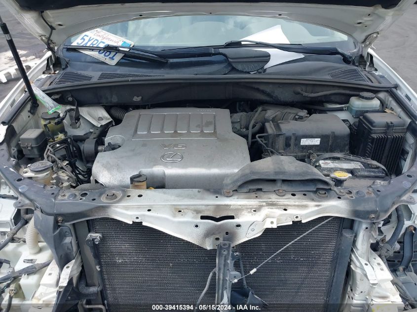 2008 Lexus Rx 350 VIN: JTJHK31U382035578 Lot: 39415394