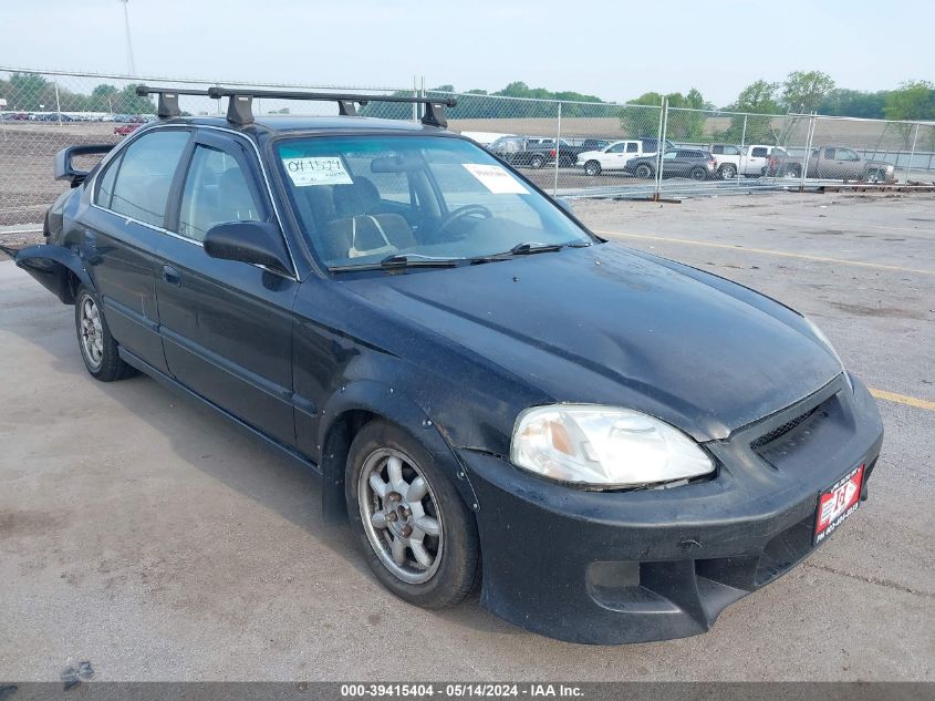 1999 Honda Civic Lx VIN: 1HGEJ6678XL000199 Lot: 39415404