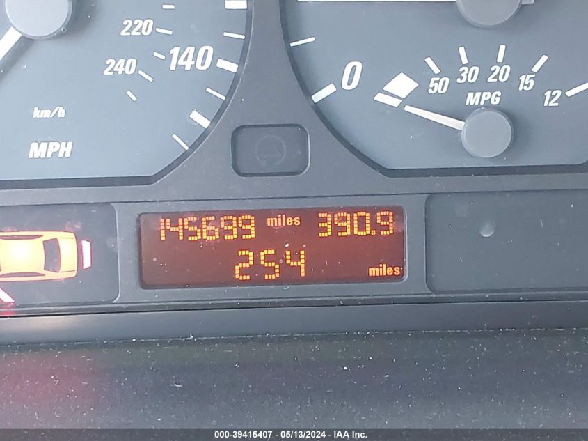 2000 BMW 323Ci VIN: WBABR3347YEG02097 Lot: 39415407