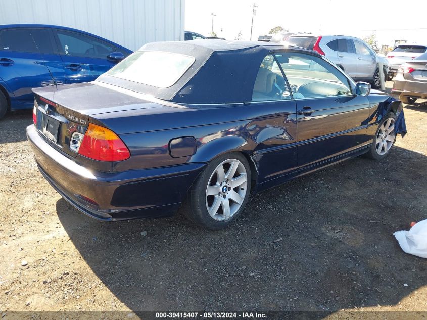 2000 BMW 323Ci VIN: WBABR3347YEG02097 Lot: 39415407