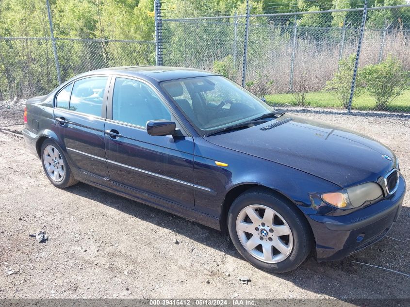 2003 BMW 325I I VIN: WBAET37423NJ25822 Lot: 39415412