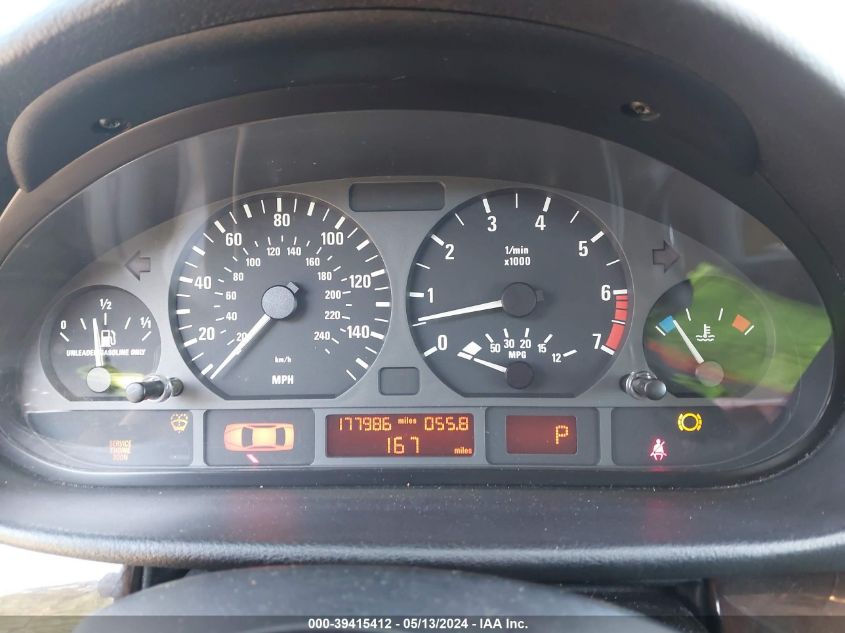 2003 BMW 325I I VIN: WBAET37423NJ25822 Lot: 39415412