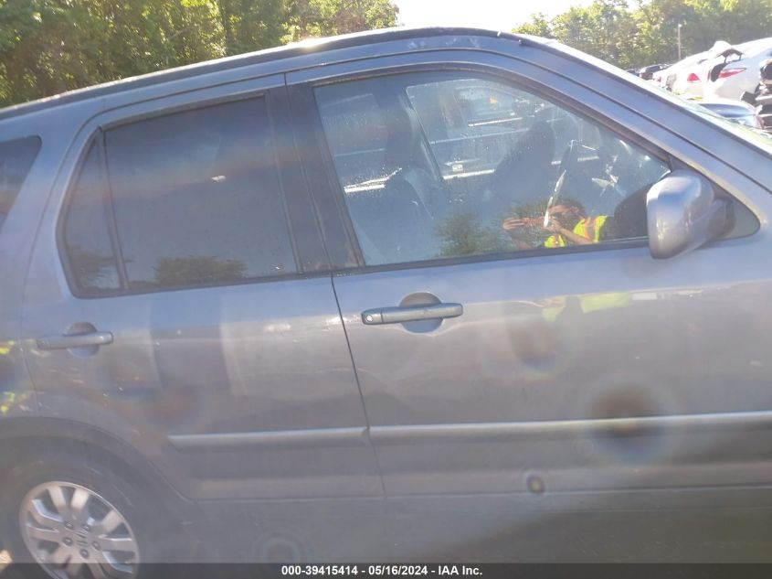 2005 Honda Cr-V Se VIN: SHSRD78935U329378 Lot: 39415414