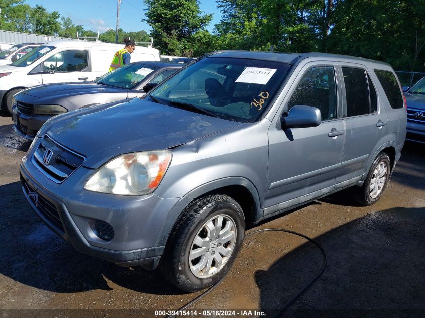 2005 Honda Cr-V Se VIN: SHSRD78935U329378 Lot: 39415414