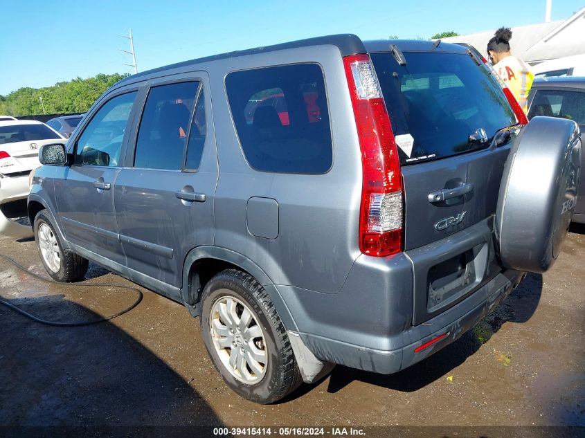 2005 Honda Cr-V Se VIN: SHSRD78935U329378 Lot: 39415414