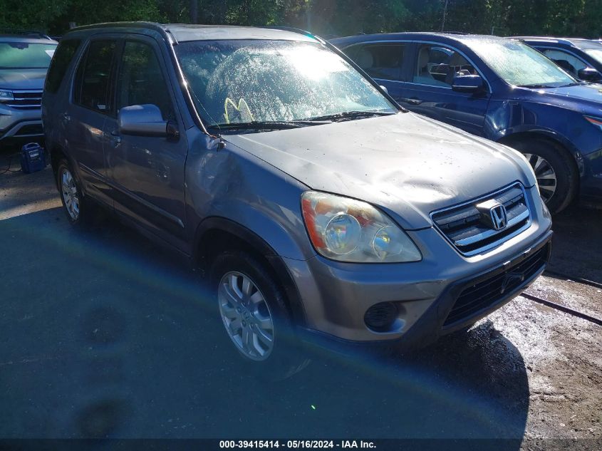 2005 Honda Cr-V Se VIN: SHSRD78935U329378 Lot: 39415414