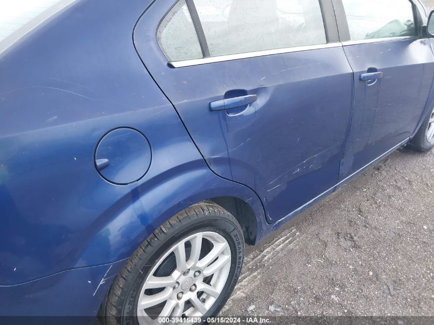 2012 Chevrolet Sonic 2Lt VIN: 1G1JC5SH7C4209849 Lot: 39415439