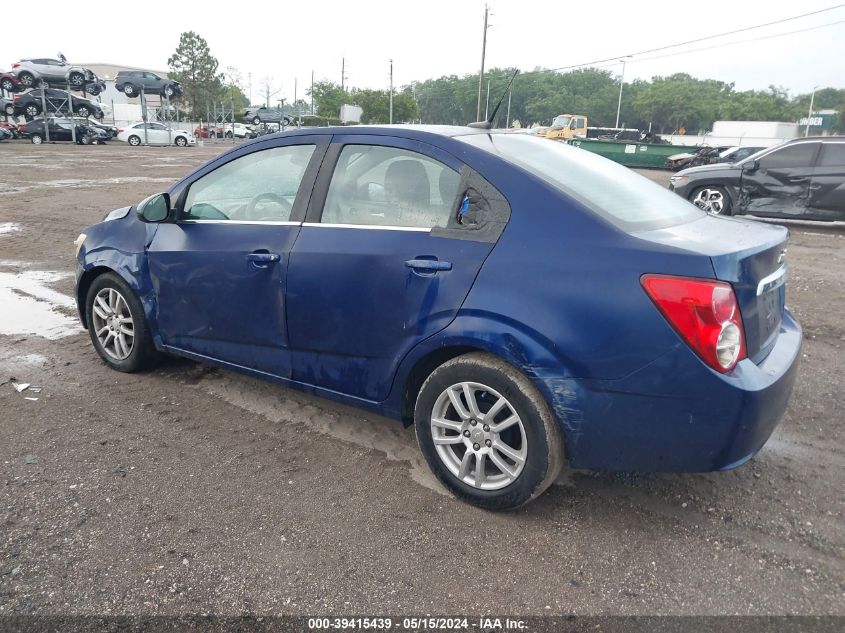 2012 Chevrolet Sonic 2Lt VIN: 1G1JC5SH7C4209849 Lot: 39415439