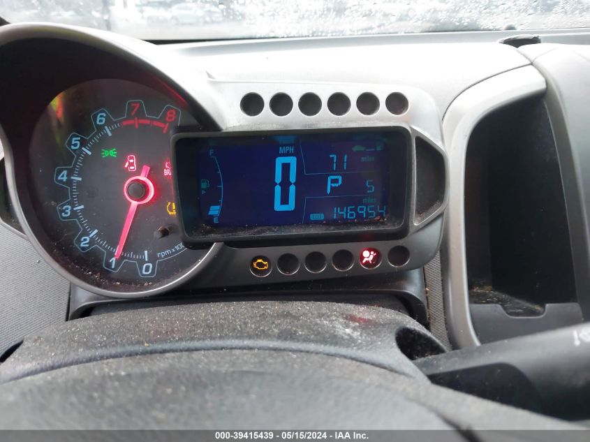 2012 Chevrolet Sonic 2Lt VIN: 1G1JC5SH7C4209849 Lot: 39415439