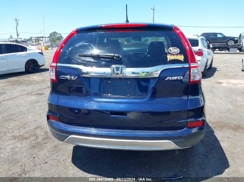 2015 Honda Cr-V Ex VIN: 2HKRM4H56FH667427 Lot: 39415469