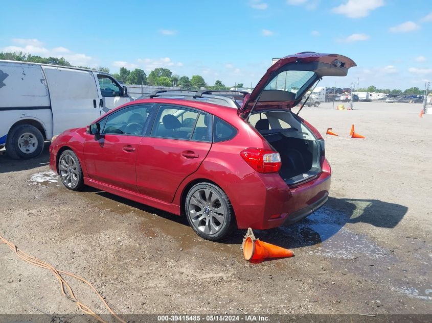 2015 SUBARU IMPREZA 2.0I SPORT PREMIUM - JF1GPAY61F8317925