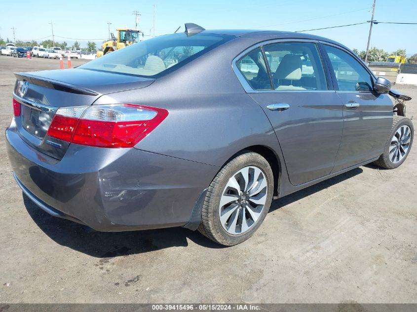 2014 Honda Accord Hybrid VIN: 1HGCR6F35EA010047 Lot: 39415496