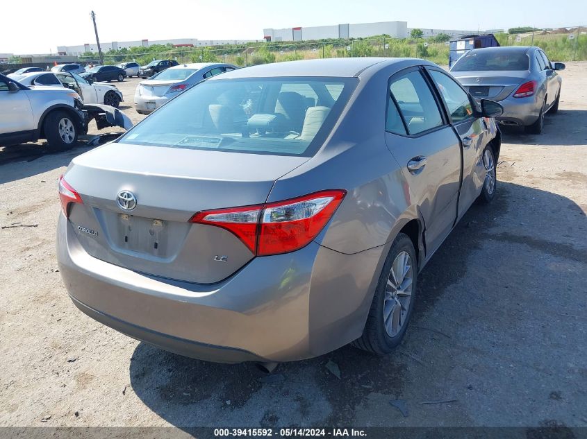 2014 Toyota Corolla Le Plus VIN: 5YFBURHE4EP110693 Lot: 39415592