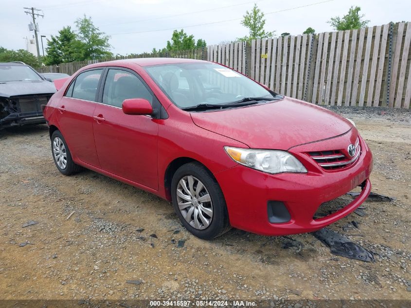 2013 Toyota Corolla S/Le VIN: 5YFBU4EE3DP112621 Lot: 39415597