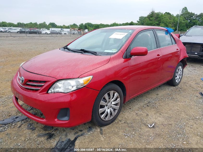 2013 Toyota Corolla S/Le VIN: 5YFBU4EE3DP112621 Lot: 39415597