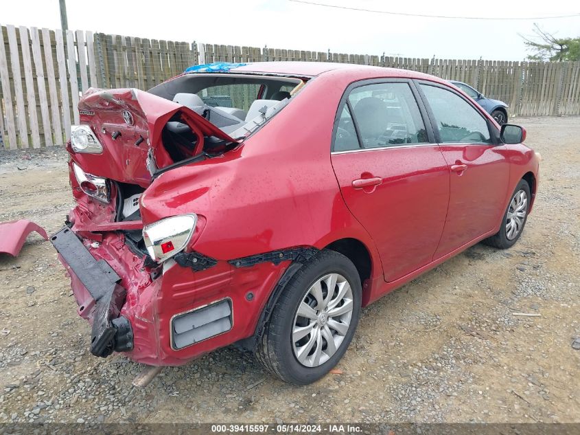 2013 Toyota Corolla S/Le VIN: 5YFBU4EE3DP112621 Lot: 39415597