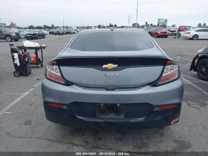 2018 Chevrolet Volt Lt VIN: 1G1RC6S56JU144553 Lot: 39415607