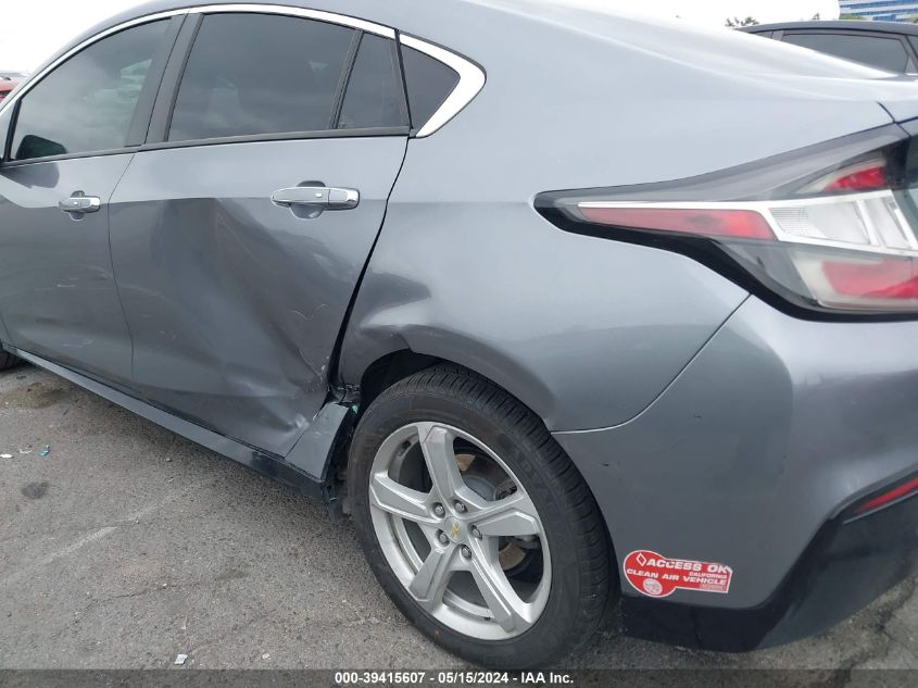 2018 Chevrolet Volt Lt VIN: 1G1RC6S56JU144553 Lot: 39415607