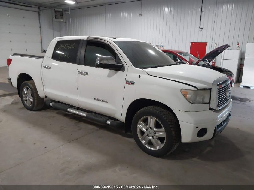 2010 Toyota Tundra Crewmax Limited VIN: 5TFHW5F10AX145756 Lot: 39415615