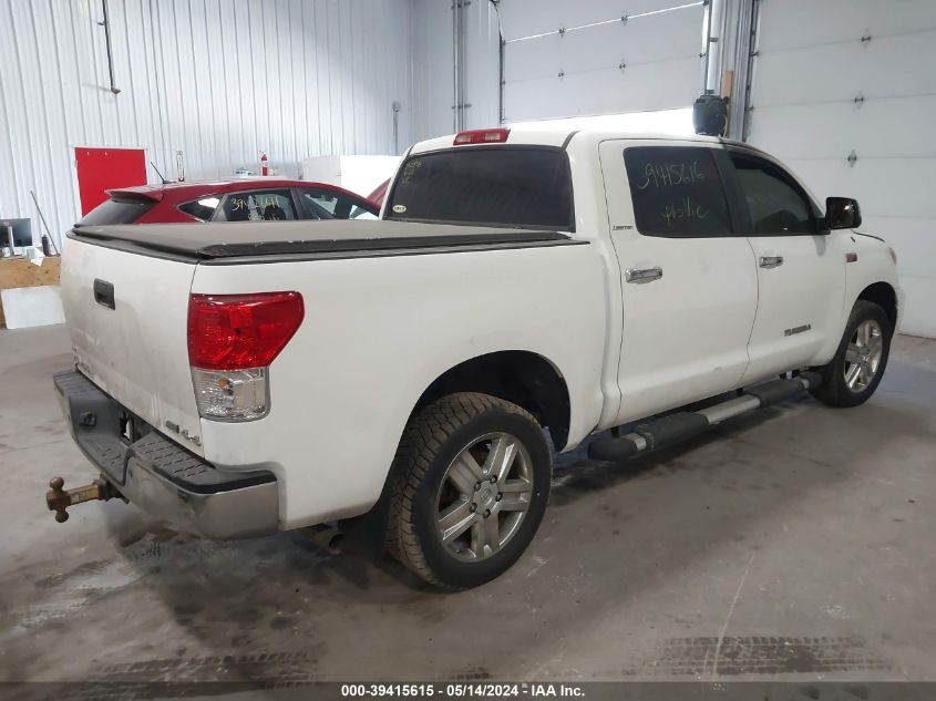 2010 Toyota Tundra Crewmax Limited VIN: 5TFHW5F10AX145756 Lot: 39415615