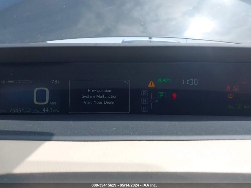 2017 Toyota Prius Two VIN: JTDKBRFU9H3056806 Lot: 39415629