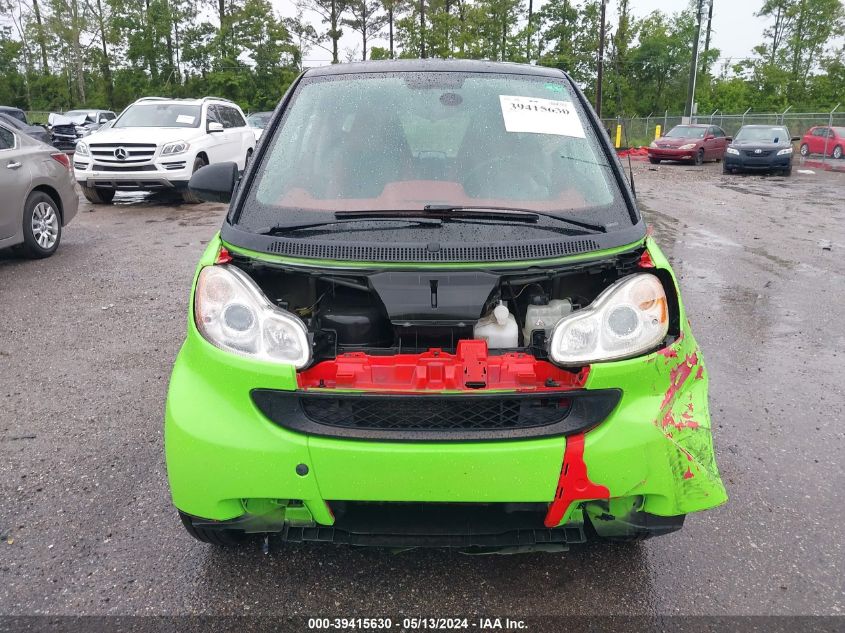 2012 Smart Fortwo Passion/Pure VIN: WMEEJ3BA8CK533783 Lot: 39415630