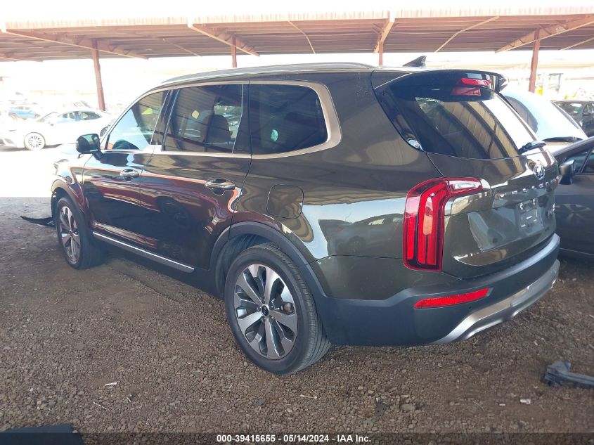 2020 Kia Telluride S VIN: 5XYP64HC5LG067923 Lot: 39415655