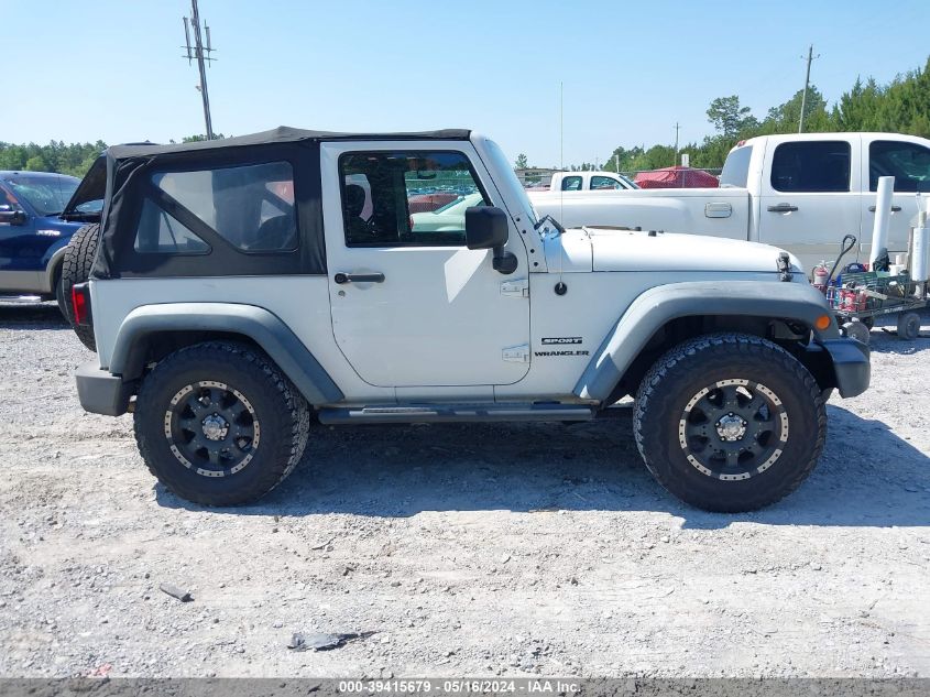 2013 Jeep Wrangler Sport VIN: 1C4AJWAG6DL529974 Lot: 39415679