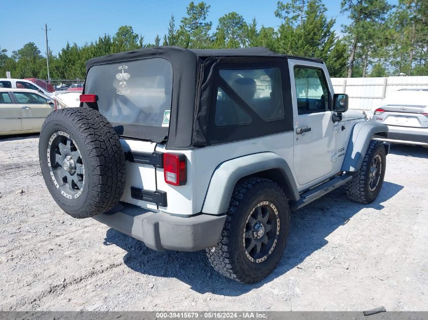 2013 Jeep Wrangler Sport VIN: 1C4AJWAG6DL529974 Lot: 39415679