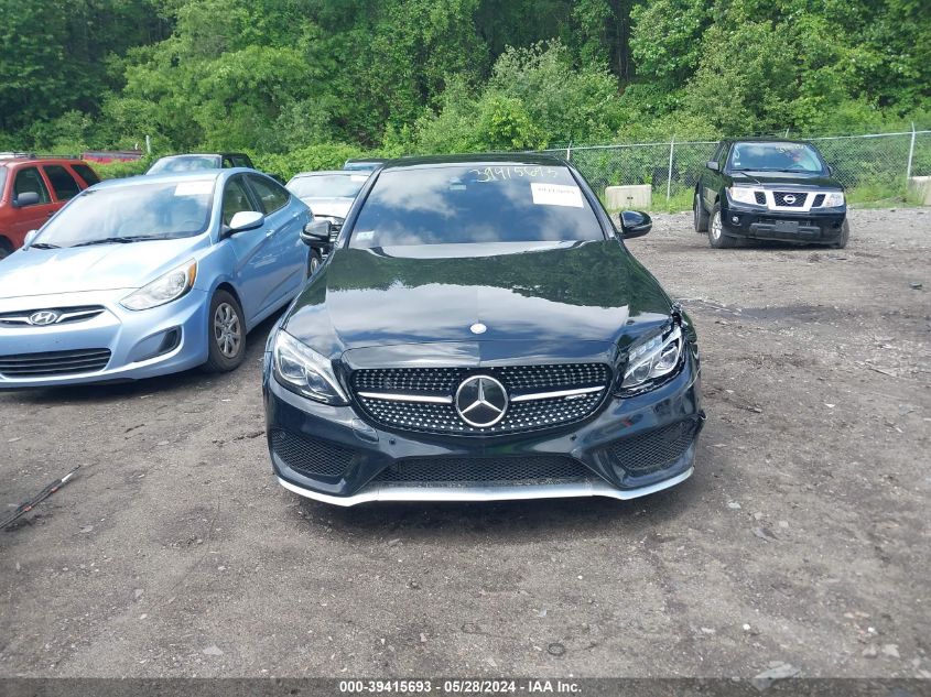 2017 Mercedes-Benz Amg C 43 4Matic VIN: 55SWF6EB0HU183899 Lot: 39415693