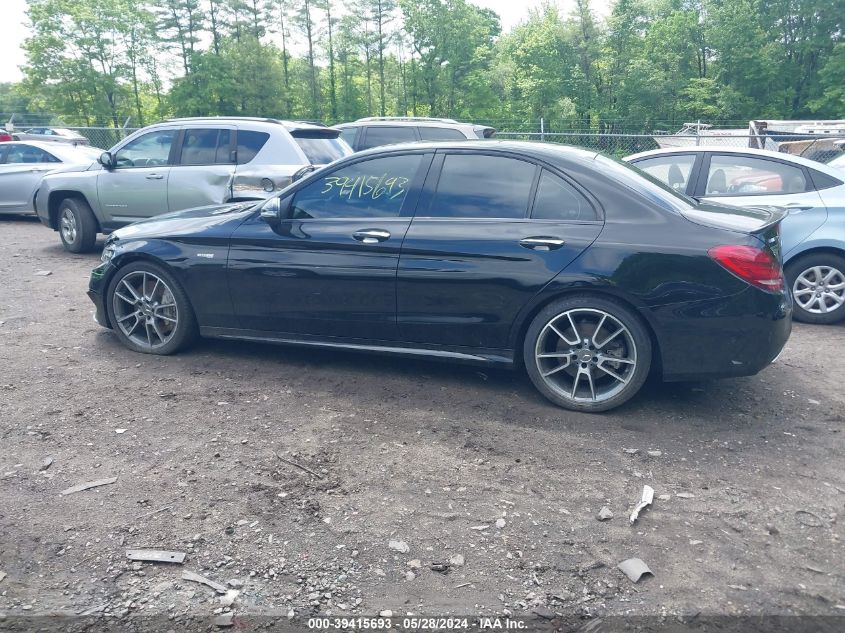 2017 Mercedes-Benz Amg C 43 4Matic VIN: 55SWF6EB0HU183899 Lot: 39415693
