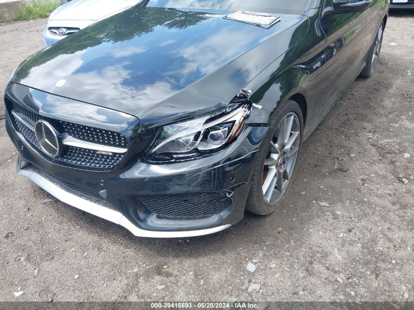 2017 Mercedes-Benz Amg C 43 4Matic VIN: 55SWF6EB0HU183899 Lot: 39415693