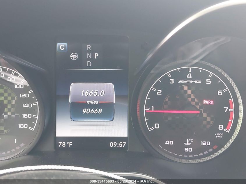 2017 Mercedes-Benz Amg C 43 4Matic VIN: 55SWF6EB0HU183899 Lot: 39415693