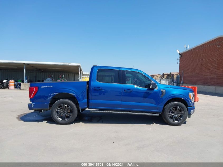 2022 Ford F-150 Xlt VIN: 1FTEW1CP4NFA09968 Lot: 39415703