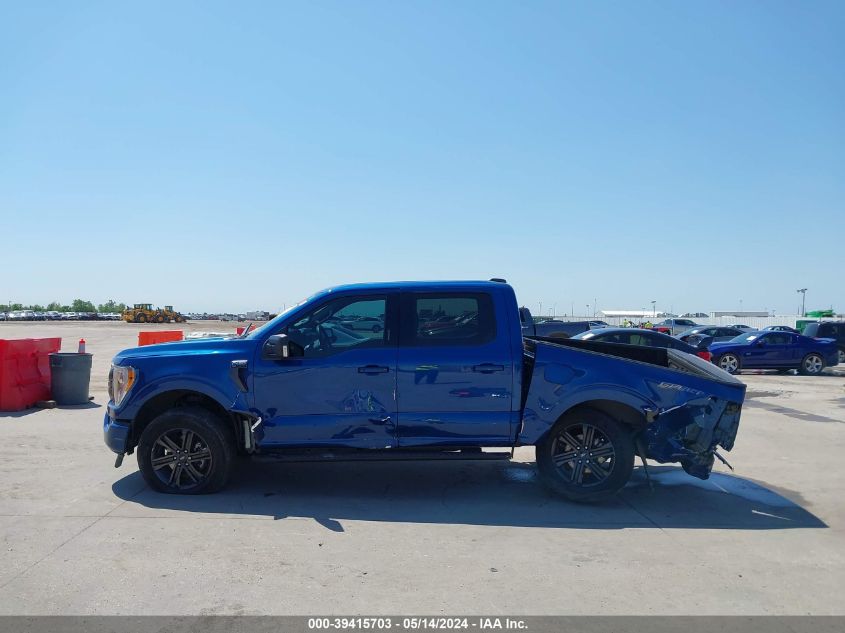 2022 Ford F-150 Xlt VIN: 1FTEW1CP4NFA09968 Lot: 39415703