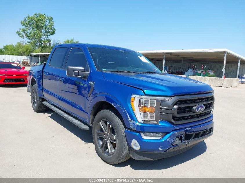 2022 Ford F-150 Xlt VIN: 1FTEW1CP4NFA09968 Lot: 39415703