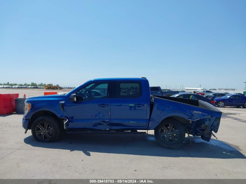 2022 Ford F-150 Xlt VIN: 1FTEW1CP4NFA09968 Lot: 39415703