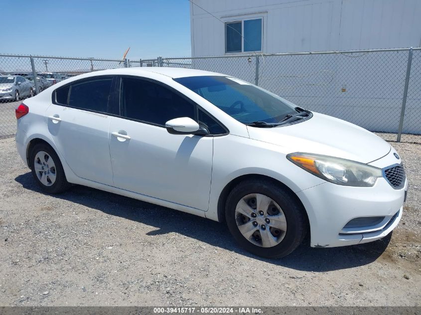 2015 Kia Forte Lx VIN: KNAFX4A6XF5356576 Lot: 39415717